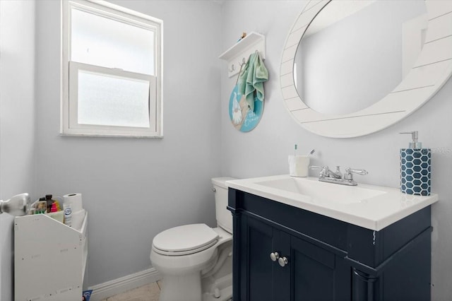 20 Putnam Ave, Ormond Beach, FL 32174 - half bathroom featuring vanity and toilet