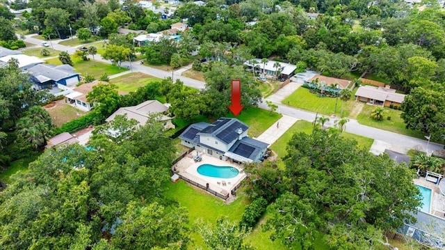 20 Putnam Ave, Ormond Beach, FL 32174 - aerial view of residential area featuring a pool area