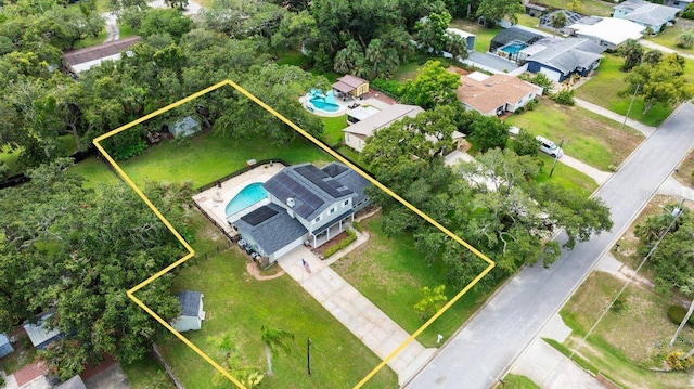 20 Putnam Ave, Ormond Beach, FL 32174 - view of property location with property parcel outlined and a pool area