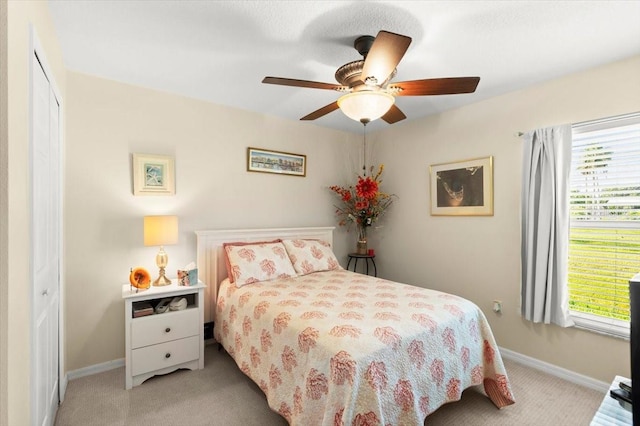 318 Two Oaks Dr, Edgewater, FL 32141 - bedroom with carpet flooring, multiple windows, and a closet
