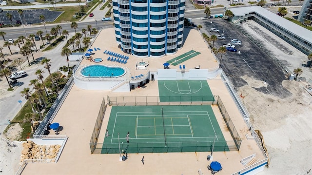 2625 S Atlantic Ave Unit 28Se, Daytona Beach Shores, FL 32118 - drone / aerial view of a pool