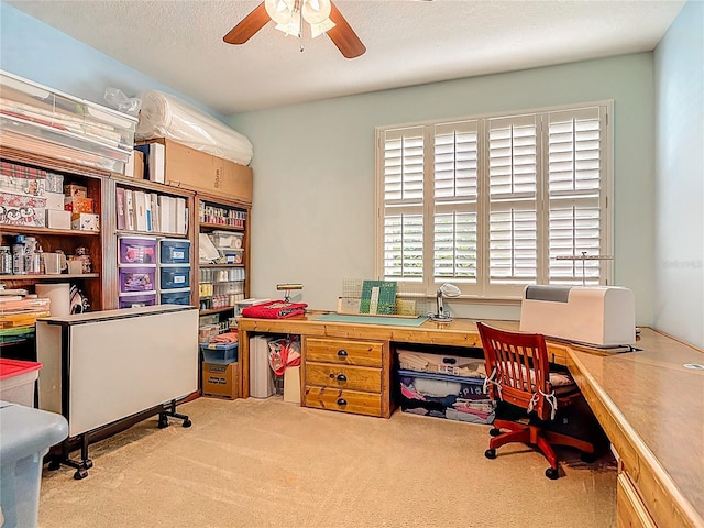 3361 Pegaso Ave, New Smyrna Beach, FL 32168 - carpeted office with ceiling fan