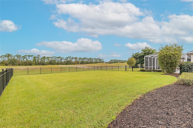 2931 Bella Flore Ter, New Smyrna Beach, FL 32168 - fenced backyard with a view of countryside