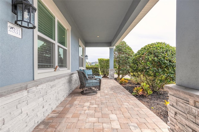 2931 Bella Flore Ter, New Smyrna Beach, FL 32168 - view of patio