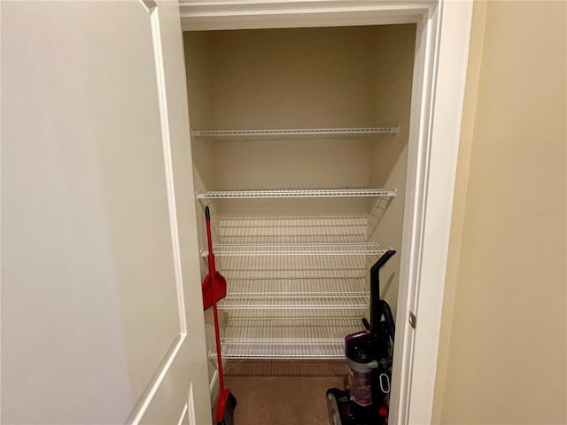 view of closet