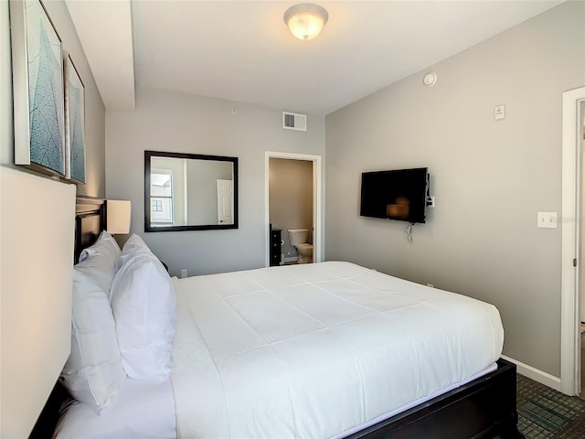 bedroom with carpet floors