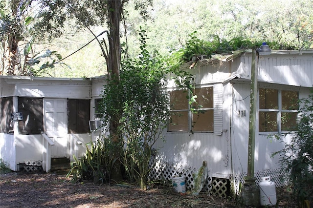 view of side of property