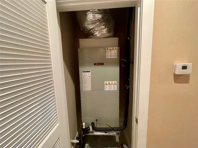view of utility room