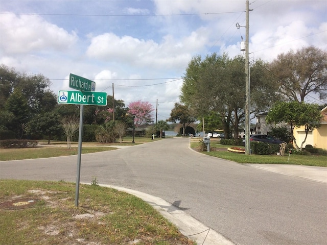 view of street