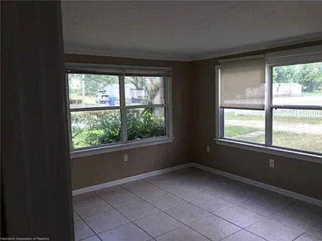 view of tiled empty room