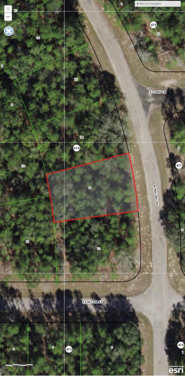 8564 N Malibu Rd, Citrus Springs FL, 34434 land for sale