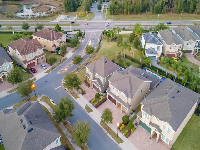 view of aerial view