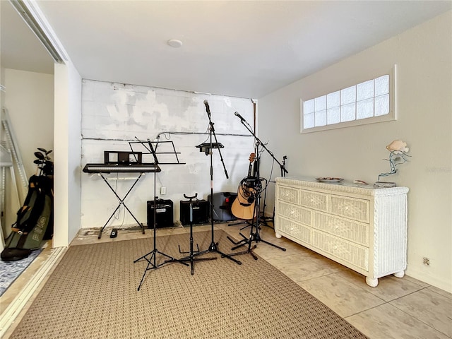 view of exercise room