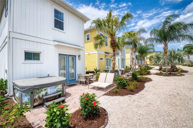 rear view of house featuring a patio area