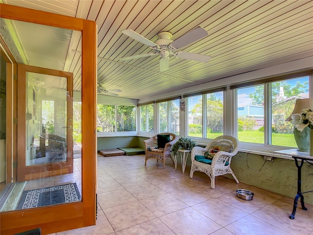 966 N Ronald Reagan Blvd, Longwood, FL 32750 - sunroom / solarium with a ceiling fan and plenty of natural light