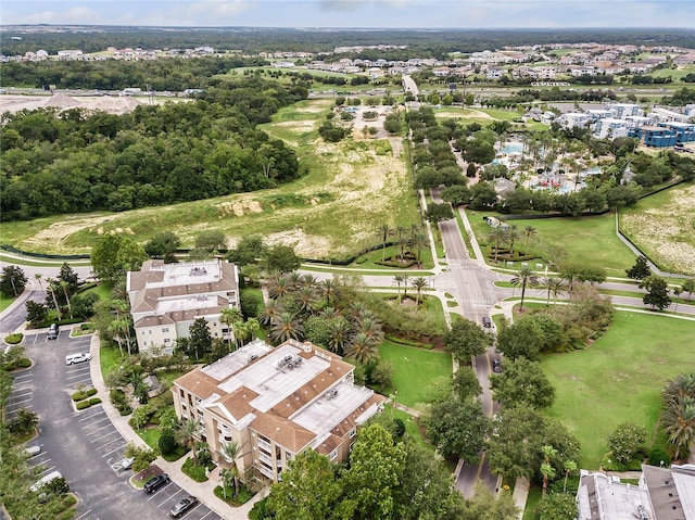 view of aerial view