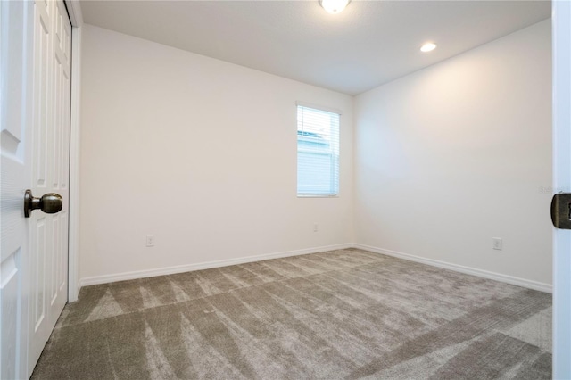 empty room with carpet floors