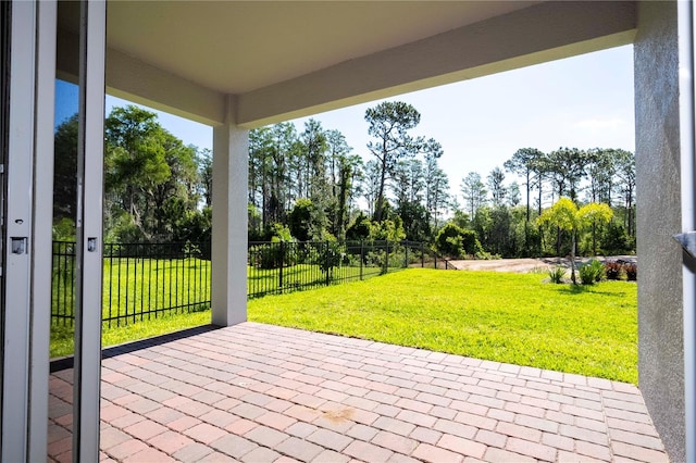 view of patio