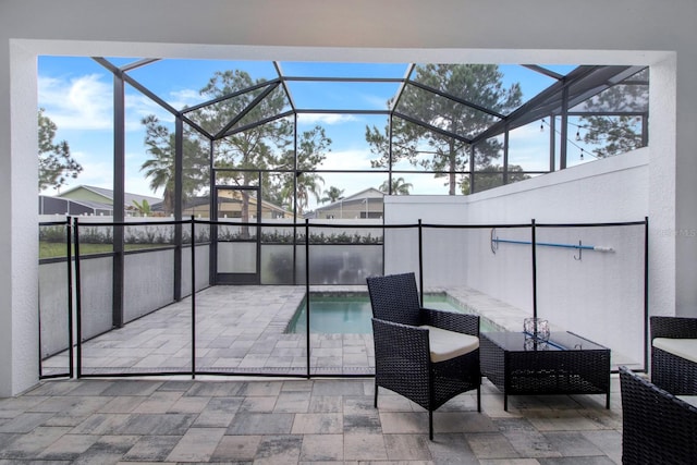 sunroom / solarium with a wealth of natural light