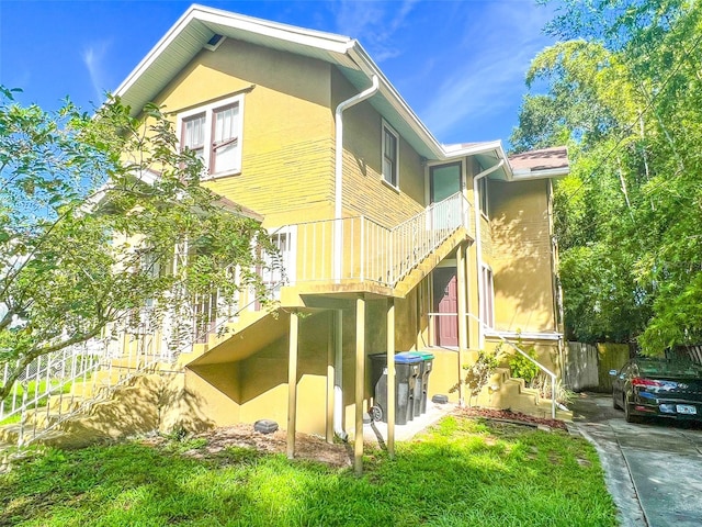 view of rear view of house