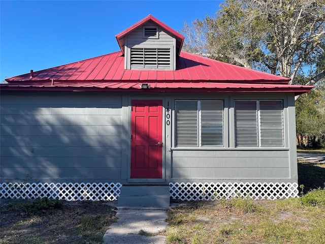 view of front of home