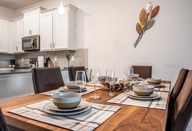 view of dining area