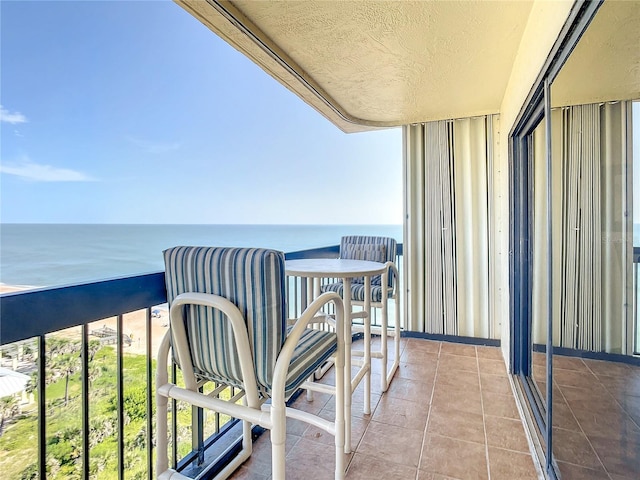 1513 Ocean Shore Blvd Unit 9E, Ormond Beach, FL 32176 - balcony with a water view
