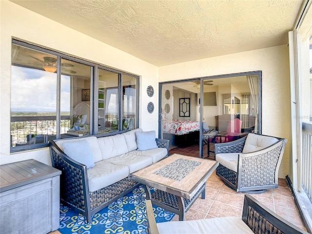 1513 Ocean Shore Blvd Unit 9E, Ormond Beach, FL 32176 - view of patio / terrace featuring an outdoor living space