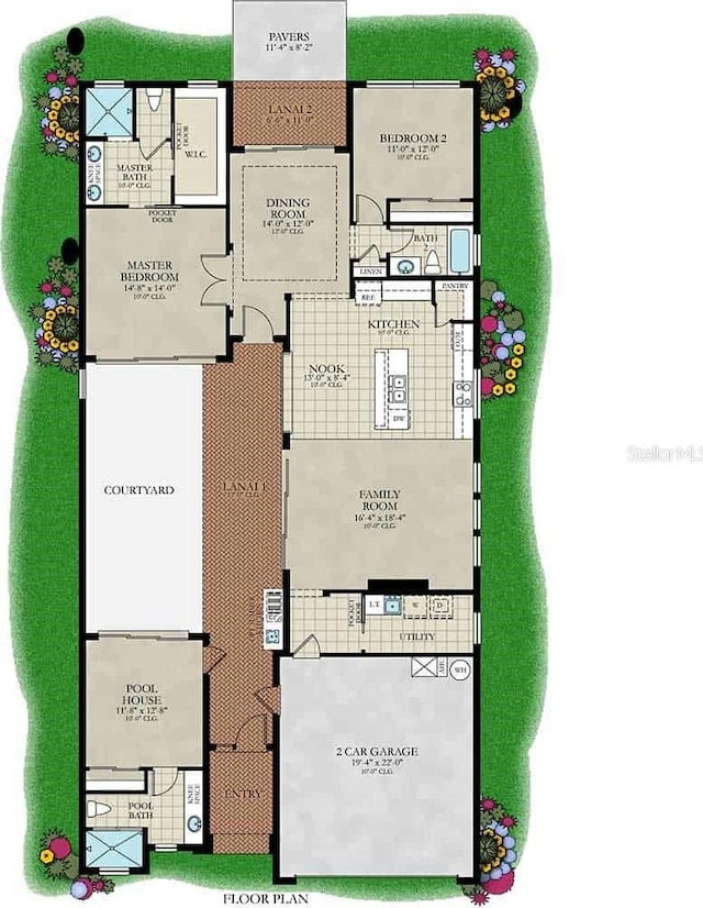 3016 Kensington Ave, Davenport, FL 33837 - view of property floor plan