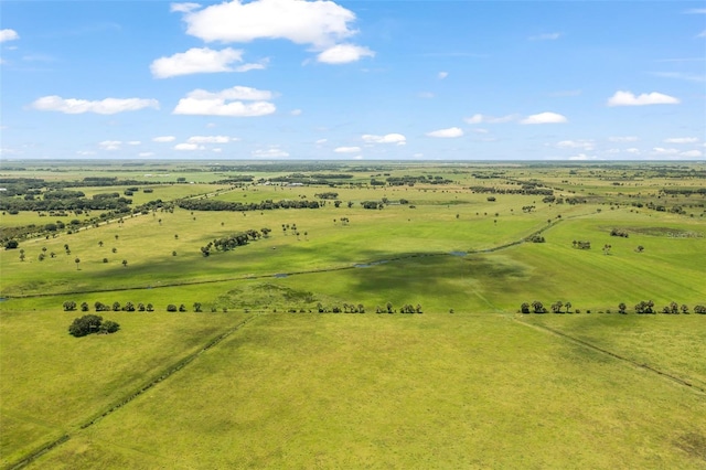 bird's eye view featuring a rural view