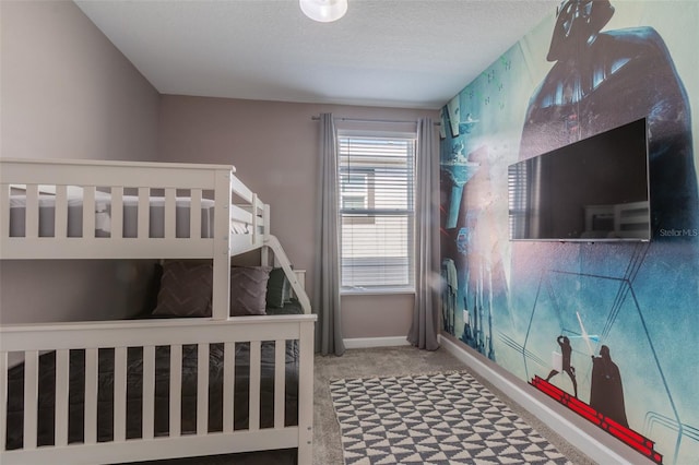 bedroom featuring carpet flooring