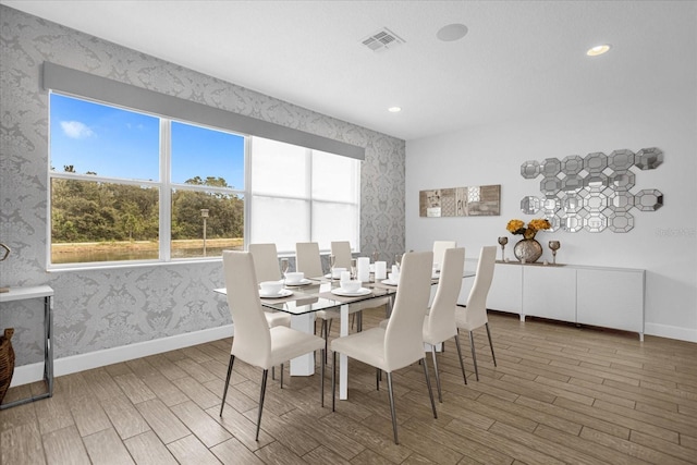 view of dining room