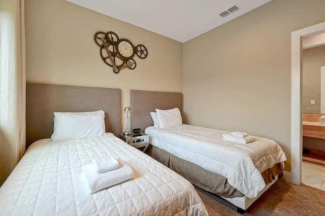 bedroom featuring carpet flooring