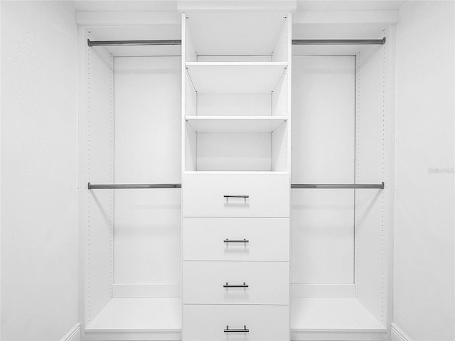 view of closet