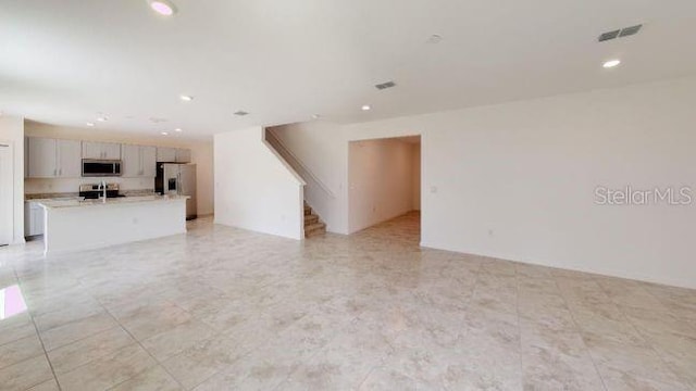 view of unfurnished living room