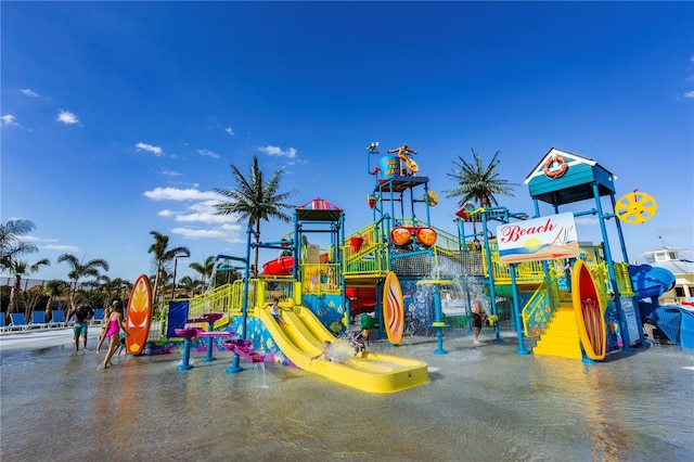 view of jungle gym