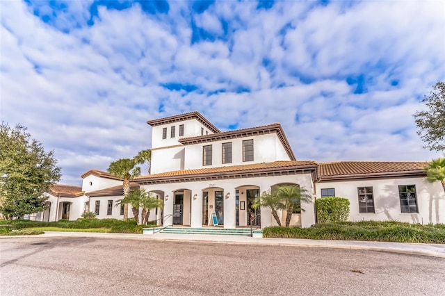 view of front of house with a porch