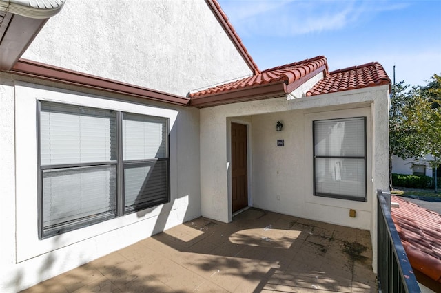 exterior space with a patio