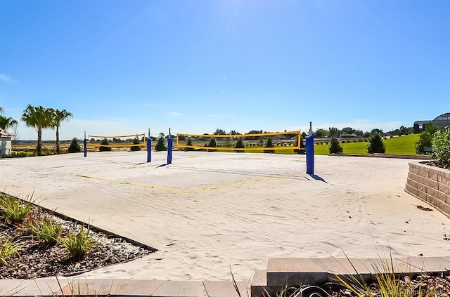 view of nearby features featuring volleyball court