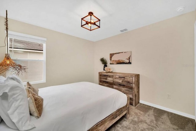 bedroom featuring carpet flooring