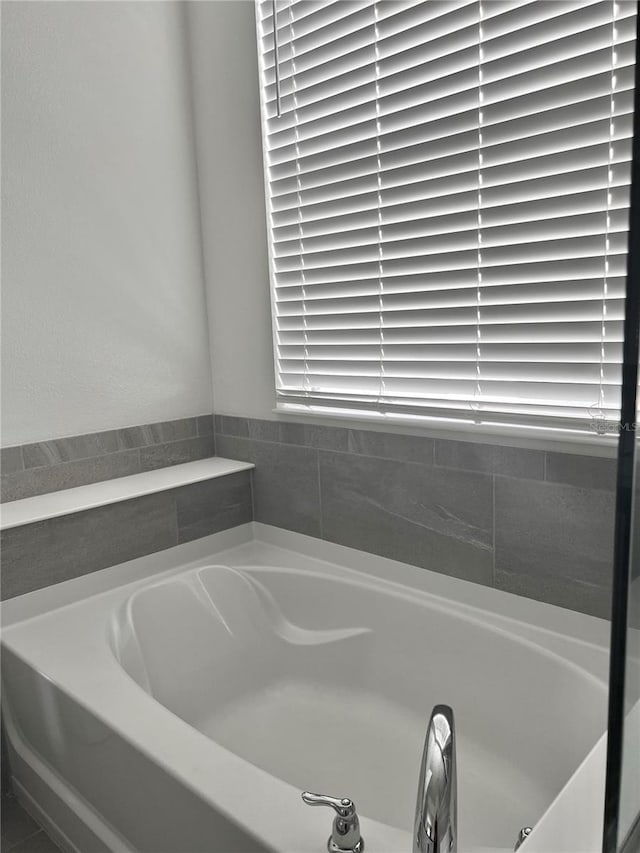 bathroom with a bathtub