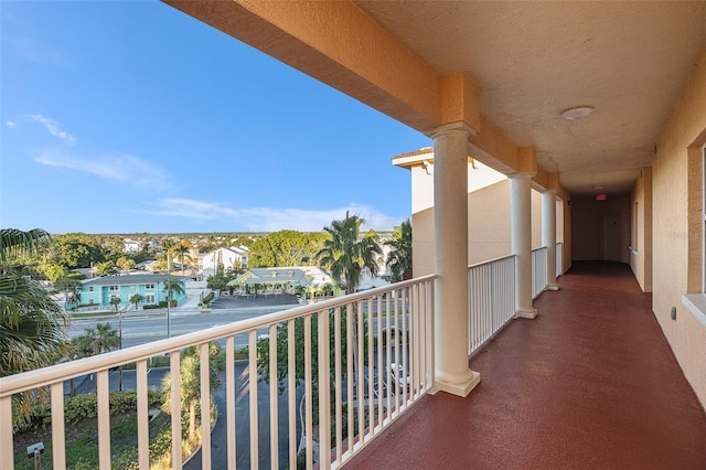 balcony featuring a residential view