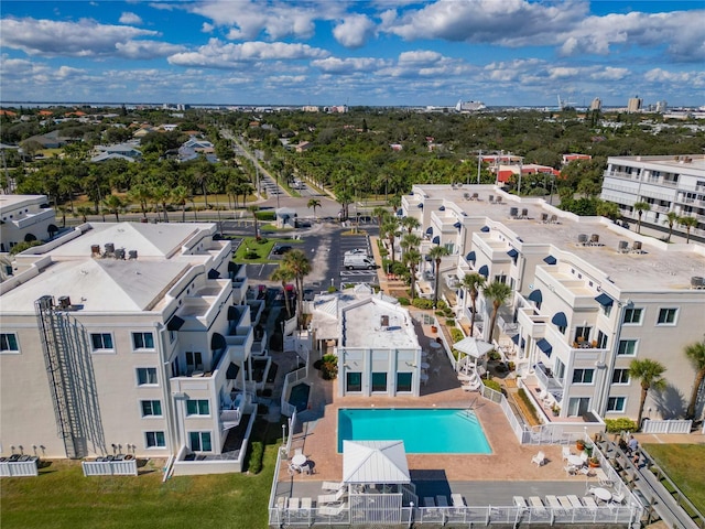 view of birds eye view of property