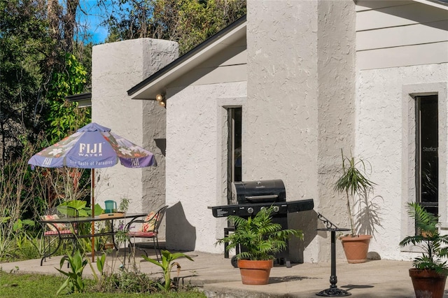 exterior space featuring a patio