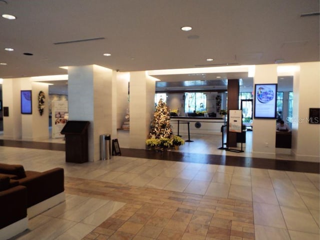 view of community lobby