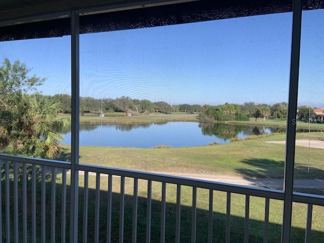 view of water feature