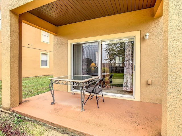 view of patio