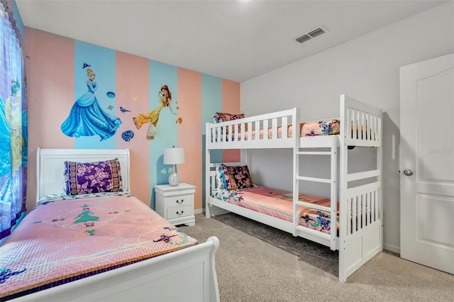 bedroom featuring carpet flooring