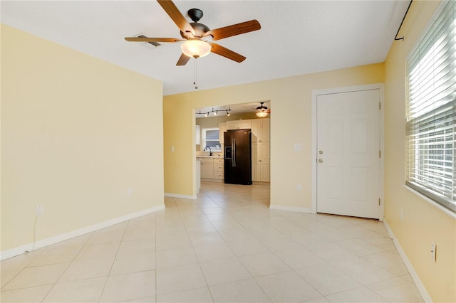 spare room with sink