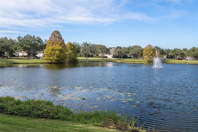 property view of water